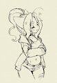 she pouts by Saucy