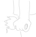 idk i tried drawing a clenched hand ig
