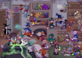 Chaos in the magic shop by Nightwalker