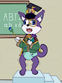 Honorari kindergartener kittennoir.