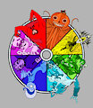 Halloween Color Wheel by XanderDWulfe