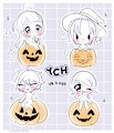 ych chibis halloween by amaki88
