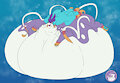 Maximum chonk Varuna the Suicune by HyperChibiAbsol