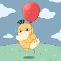 (KOFI) Psyduck with Air Balloon