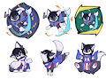 Ruon's keychain design draft by ShippoNosekura
