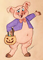 A Familiar Pig Costume