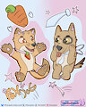Fox'n Dog. Just a little more Chibi. by TheRaPitoR