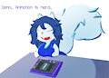Animation Struggling by DanielaYuStar