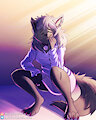 Luna Squatting!!! (gift art piece)