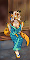Dragon in kimono