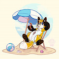 🏖️ Beach Day Pooltoy YCH for Dean Fox🏖️