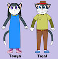 Tonya N Trent Tuxedo Cats (Tiffany's Parents)