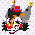(COM) Clown Headshot for Dazzle