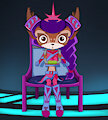 Sari The Deer Girl In A Ride Seat (Commission) by Tho6Who4