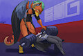 Commission - Zerofoxg - BDGym workout spotting the stronk bat