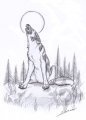 Howling sheppy by Crescentmoon 