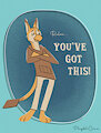 Relax... [Mid-Century Toon Print]