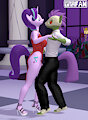 Party In Canterlot 2 - Dancing by ShuffleThePony