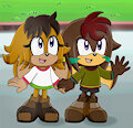 Sonic X Redraw - Alexi and Isla