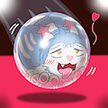 Mewey is a Rubber Ball