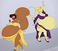 Tanya and Gabby: Belly Dancer on the Run by SatsumaLord