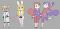 Commission: Many girls