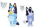 Bluey and Sox by toonimal