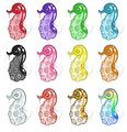 Tentacles keychain set