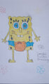 My drawing of Spongebob in Speedo - Handmade by SergioLH25