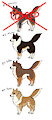 Feral Collie adopts! [open] by M1LKB4RK