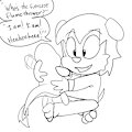 Kizzy and her Plush by Lnarra214