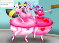 Pretty Dolly Sisters by LuigiVaporeon327