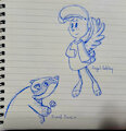 Gabby & Francis by KitsunoGray