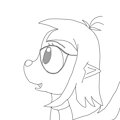 My First Hard-Lined Sketch (Izzy)