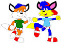 Alex and Billy Running