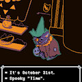 seam spooky cat by carmenlc