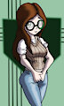 OC -- Zelle (Polite) by ZeexFoxia