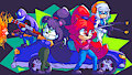 Battle with zombies