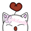 Moogle heart emote