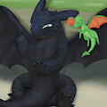 (SFW) Night Fury vs. Seadragonus Giganticus Maximus