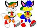 Alex and Billy Walking in Scout Outfits