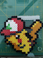 Pikachu Ash Cap Indigo Perler