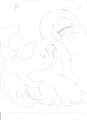 snivy sketch by catonium