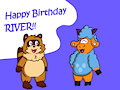 Happy birthday River! by Tanukikoopa