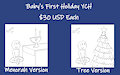 Baby's First Holiday YCH