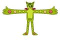 Quarter-assed Moogleuniclus anthro concept