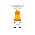 Efoua's new dress