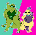 mamatar and sparcity by 1upGobbo