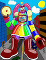 Clowntylamon, inflatable rubber clown robot by Subject5420