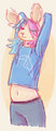 tiny stretch with no intention behind it, definitely not showing anything in particular by TwoMornings